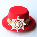 MYLOVE Cheap unique christmas hat snow flower hat beautiful XMAS-05